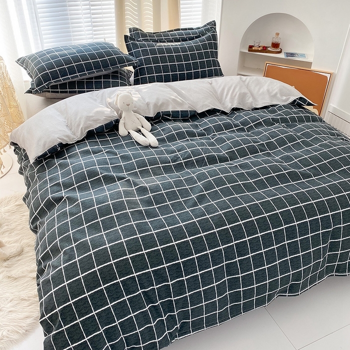 91家纺网 家纺一手货源 找家纺 友承家纺 2026新款床上用品磨毛水洗棉四件套被单被套学生宿舍单人三件套被罩单件四季通用 慕尼黑