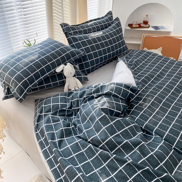 91家纺网 家纺一手货源 找家纺 友承家纺 2026新款床上用品磨毛水洗棉四件套被单被套学生宿舍单人三件套被罩单件四季通用 慕尼黑