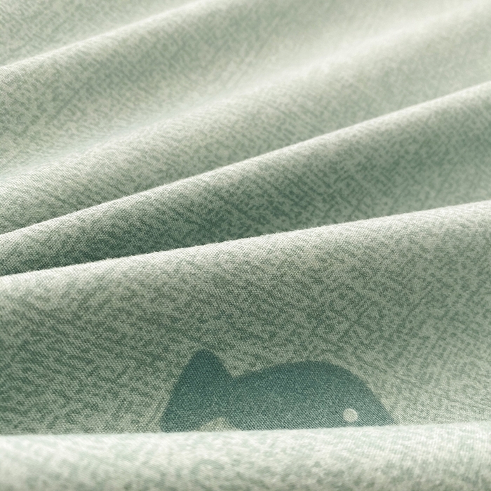 91家纺网 家纺一手货源 找家纺 友承家纺 2026新款床上用品磨毛水洗棉四件套被单被套学生宿舍单人三件套被罩单件四季通用 淘气猫绿