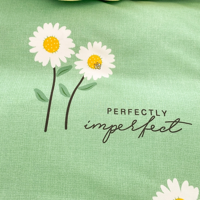 91家纺网 家纺一手货源 找家纺 友承家纺 2026新款床上用品磨毛水洗棉四件套被单被套学生宿舍单人三件套被罩单件四季通用 网红雏菊绿