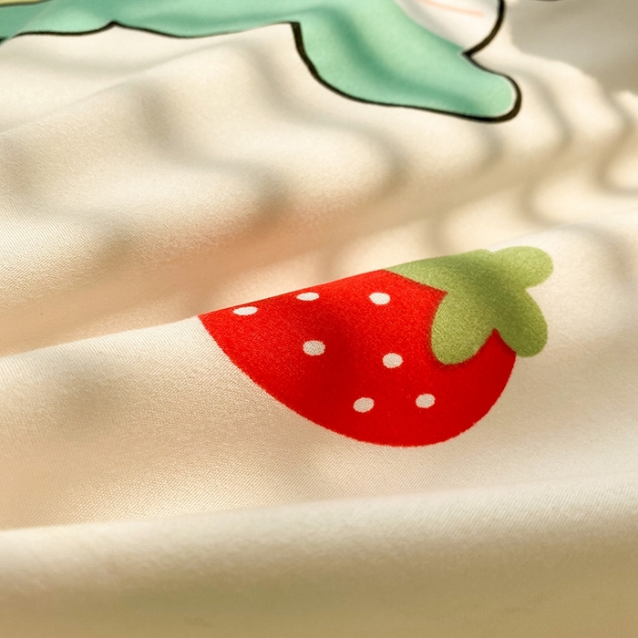 91家纺网 家纺一手货源 找家纺 友承家纺 2026新款床上用品磨毛水洗棉四件套被单被套学生宿舍单人三件套被罩单件四季通用 小恐龙