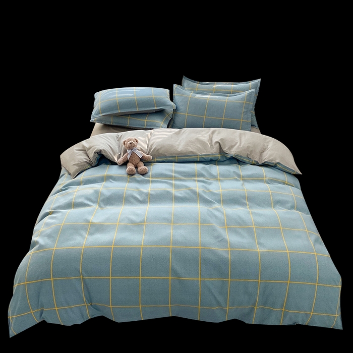 91家纺网 家纺一手货源 找家纺 友承家纺 2026年新款床上用品学生宿舍套件亲肤磨毛单件被套150x180x220cm芦荟棉被罩200x230 富士山下