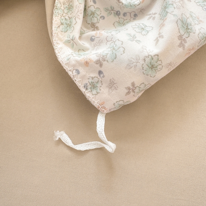 91家纺网 家纺一手货源 找家纺 一比一家纺 2026新款A类仿棉古法水洗棉法式全棉花边四件套 春野