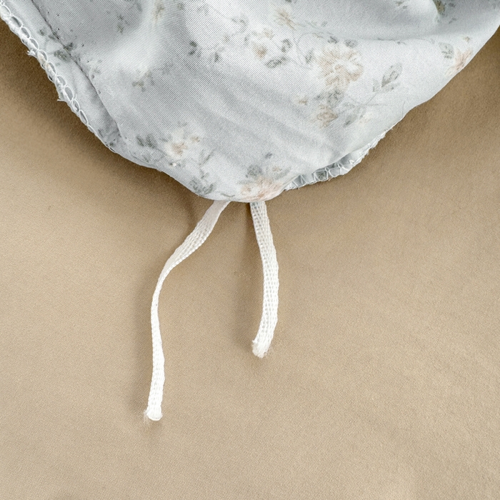 91家纺网 家纺一手货源 找家纺 一比一家纺 2026新款A类仿棉古法水洗棉法式全棉花边四件套 赛琳娜