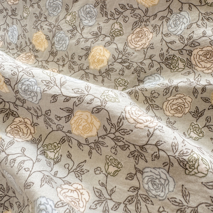 91家纺网 家纺一手货源 找家纺 一比一家纺 2026新款A类仿棉古法水洗棉法式全棉花边四件套 森屿