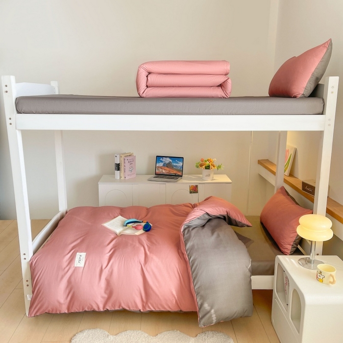 91家纺网 家纺一手货源 找家纺 （总）友承家纺 拎包入住2026新款大学生宿舍床单人三件套床上用品被褥全套一整套被套被子四件套六件套床垫枕芯被芯棉被