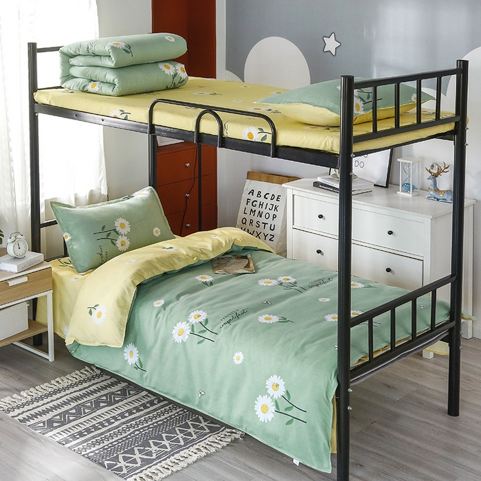 91家纺网 家纺一手货源 找家纺 （总）友承家纺 【拎包入住】2026新款大学生宿舍床单人三件套床上用品被褥全套一整套被套被子四件套六