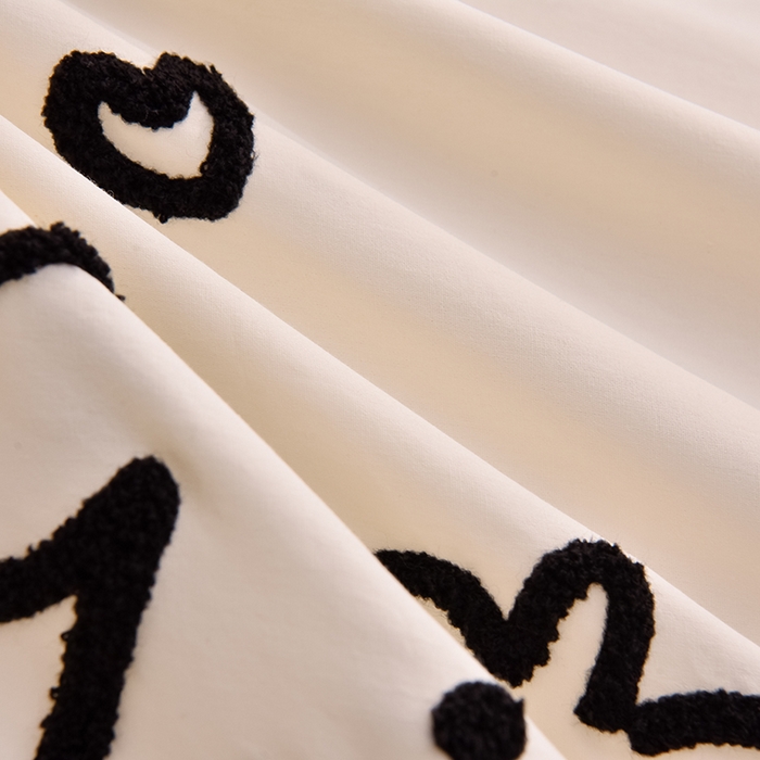 91家纺网 家纺一手货源 找家纺 炫拼家纺 2026新款多巴胺系列A类全棉40支水洗棉卡通毛巾绣四件套 多巴胺-潦草小狗