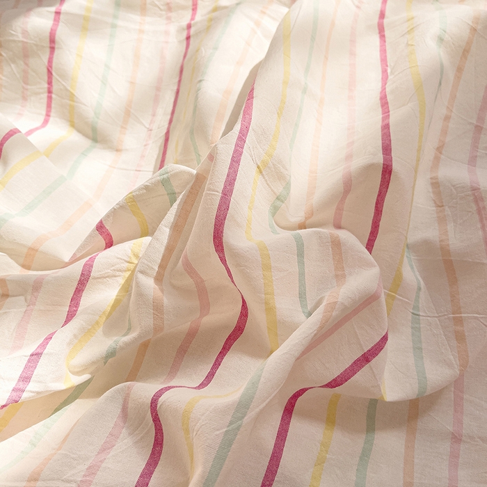 91家纺网 家纺一手货源 找家纺 炫拼家纺 2026新款多巴胺系列A类全棉40支水洗棉卡通毛巾绣四件套 多巴胺一彩色狗