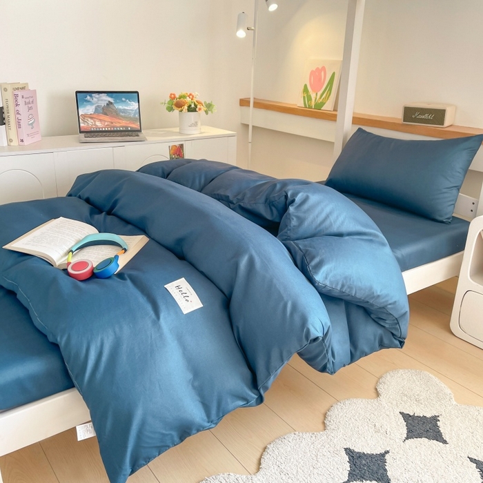 91家纺网 家纺一手货源 找家纺 友承家纺 拎包入住2026新款大学生宿舍床单人三件套床上用品被褥全套一整套被套被子四件套六件套床垫枕芯被芯棉被 宝兰
