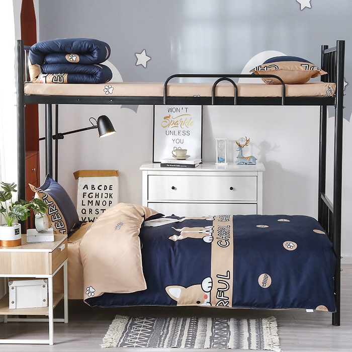 91家纺网 家纺一手货源 找家纺 友承家纺 【拎包入住】2026新款大学生宿舍床单人三件套床上用品被褥全套一整套被套被子四件套六 期待