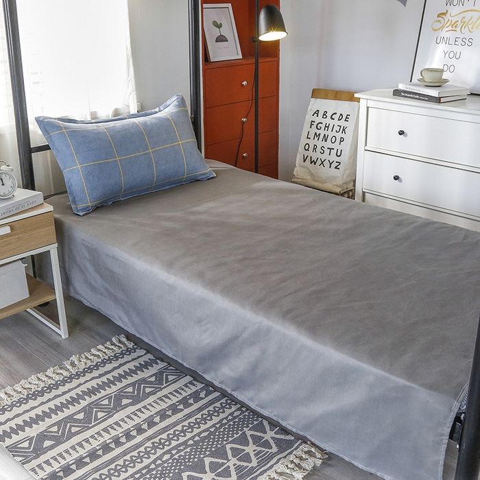 91家纺网 家纺一手货源 找家纺 友承家纺 【拎包入住】2026新款大学生宿舍床单人三件套床上用品被褥全套一整套被套被子四件套六 富士山下