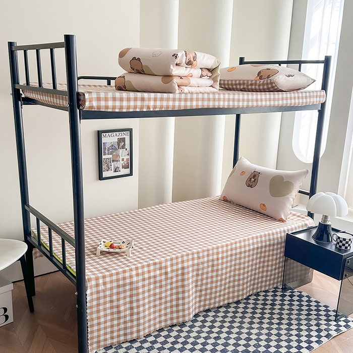 91家纺网 家纺一手货源 找家纺 友承家纺 【拎包入住】2026新款大学生宿舍床单人三件套床上用品被褥全套一整套被套被子四件套六 萌萌