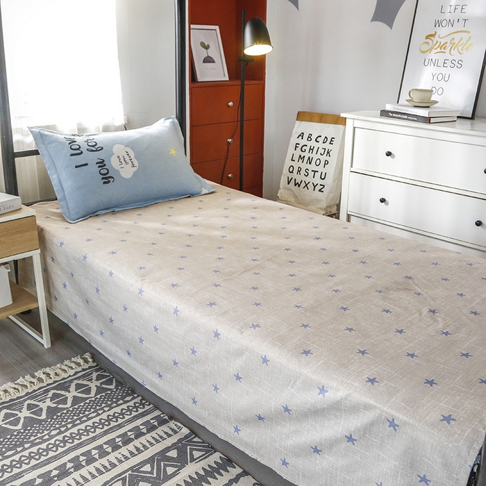 91家纺网 家纺一手货源 找家纺 友承家纺 【拎包入住】2026新款大学生宿舍床单人三件套床上用品被褥全套一整套被套被子四件套六 深海情缘