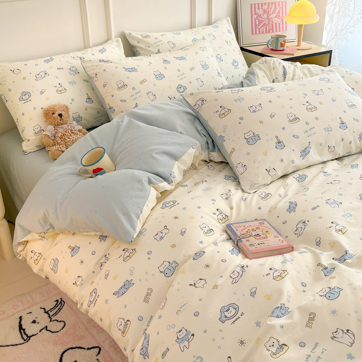 91家纺网 家纺一手货源 找家纺 （总）西引力 2026新款40支全棉斜纹印花单枕套