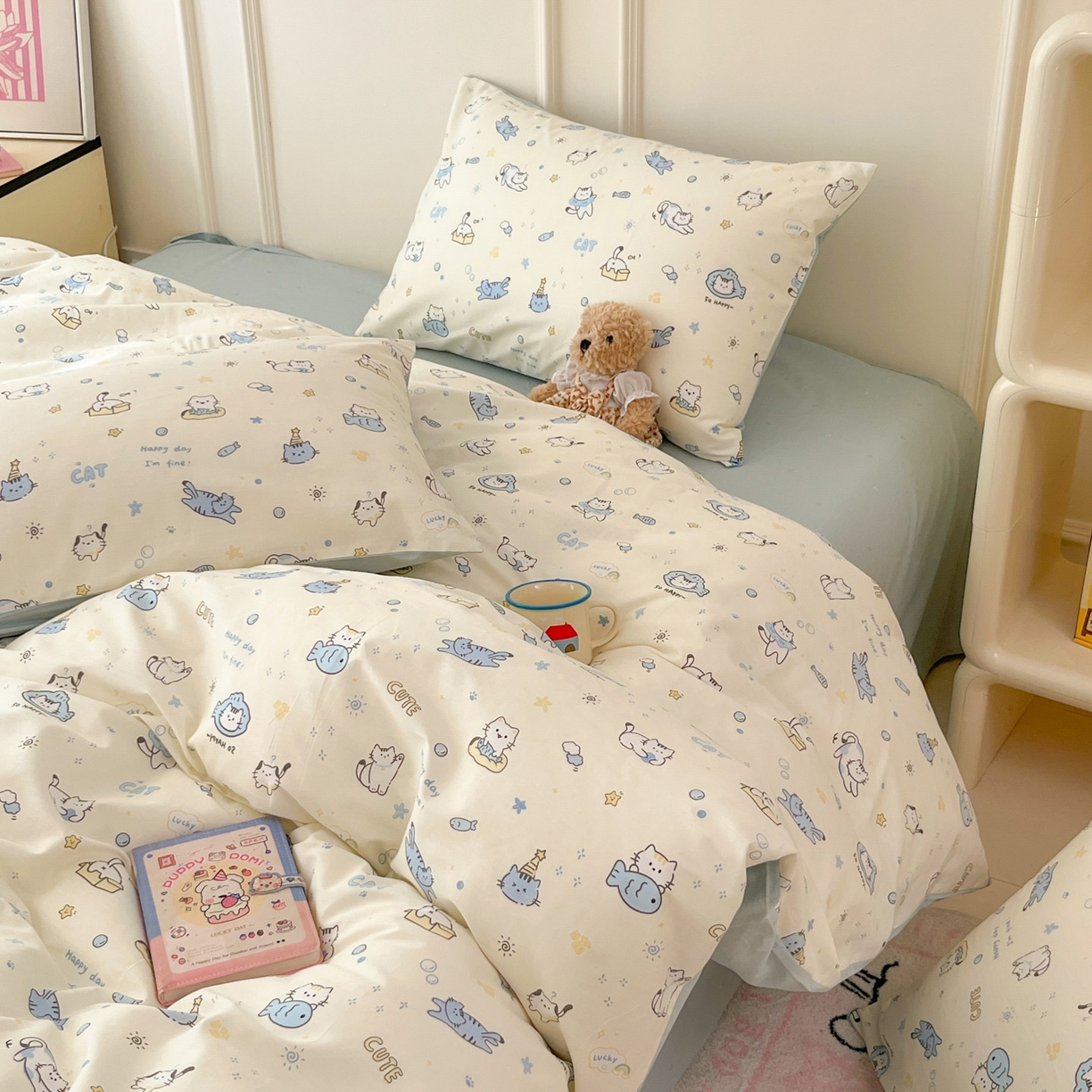 91家纺网 家纺一手货源 找家纺 （总）西引力 2026新款40支全棉斜纹印花单枕套