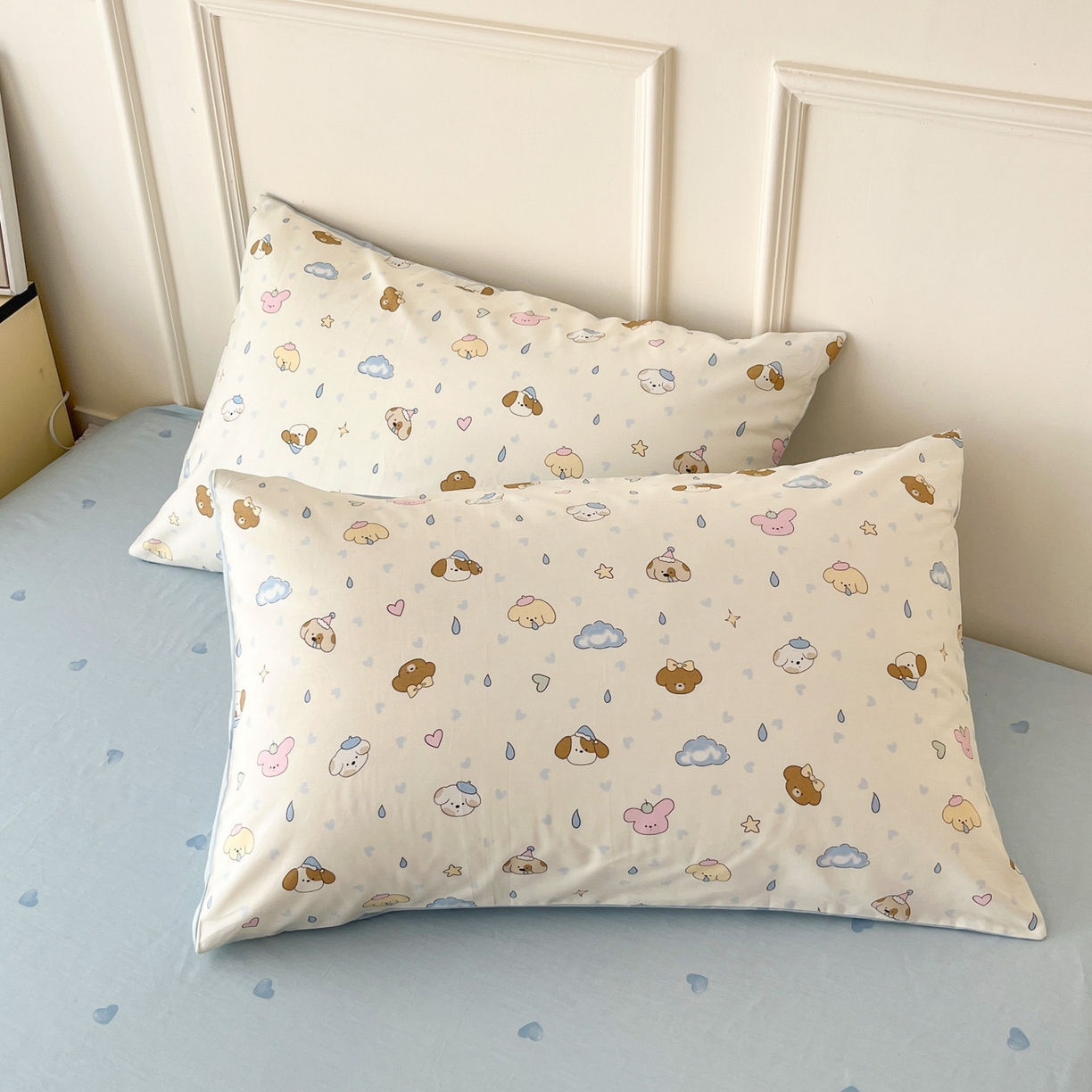 91家纺网 家纺一手货源 找家纺 （总）西引力 2026新款40支全棉斜纹印花单枕套