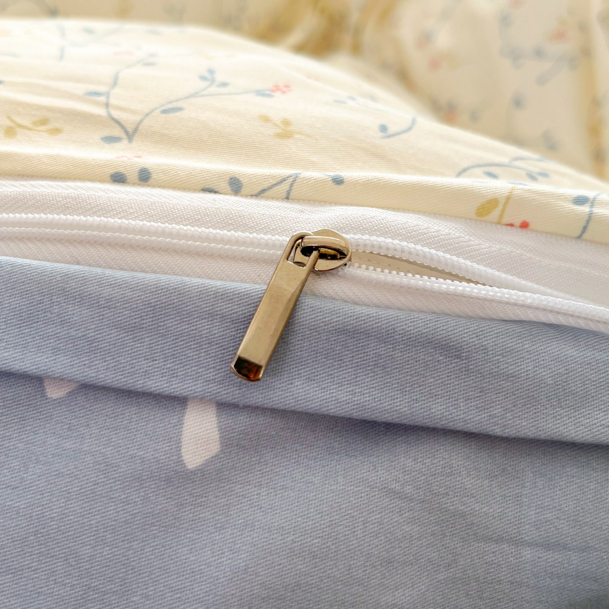 91家纺网 家纺一手货源 找家纺 西引力 2026新款40支全棉斜纹印花单枕套 花枝兔