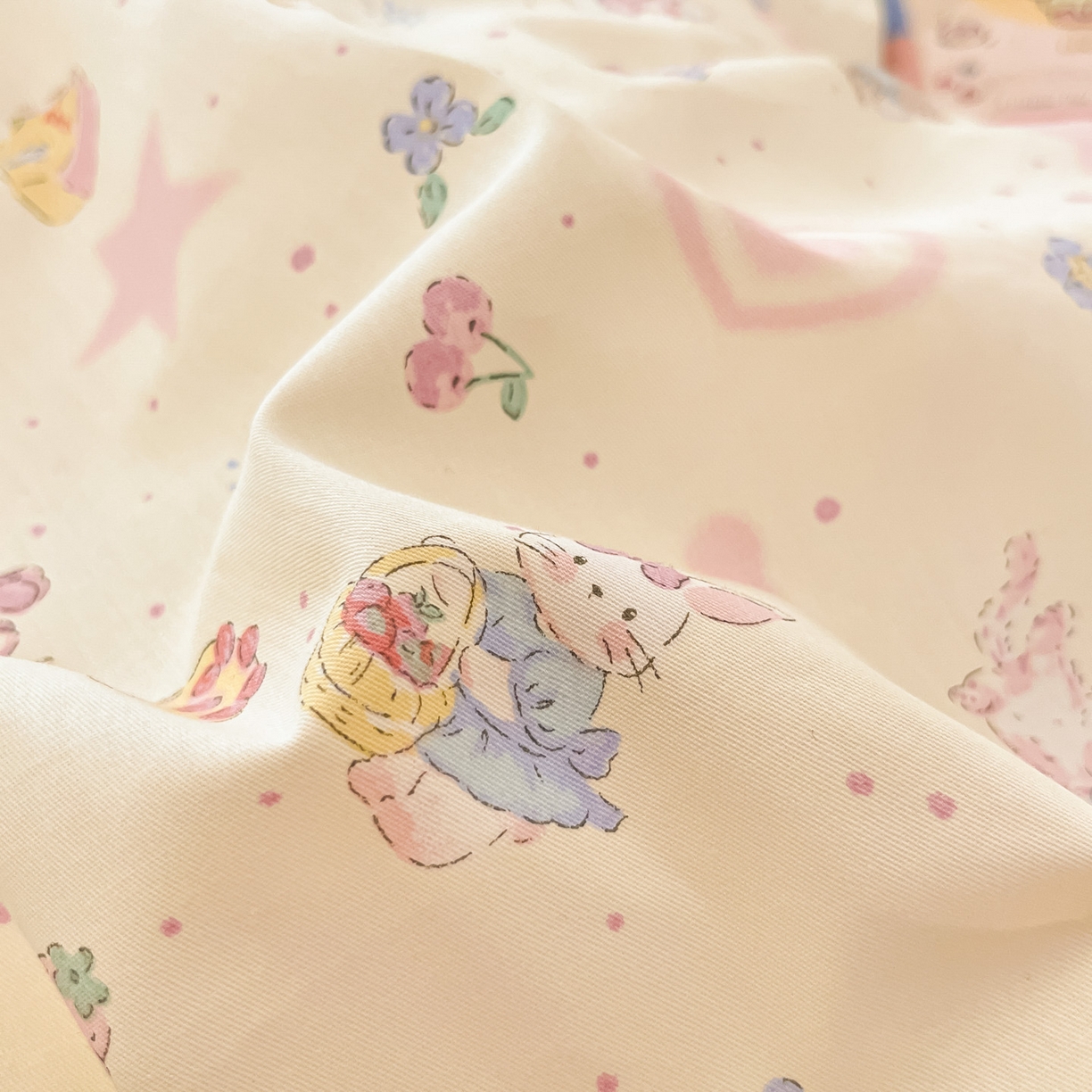 91家纺网 家纺一手货源 找家纺 西引力 2026新款40支全棉斜纹印花单枕套 生日派对