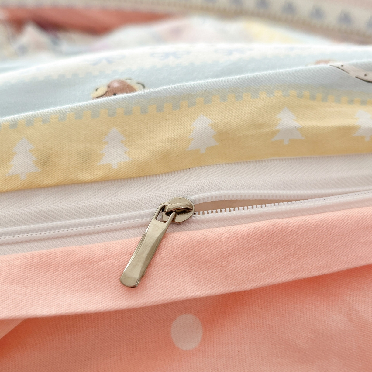 91家纺网 家纺一手货源 找家纺 西引力 2026新款40支全棉斜纹印花单枕套 小木马