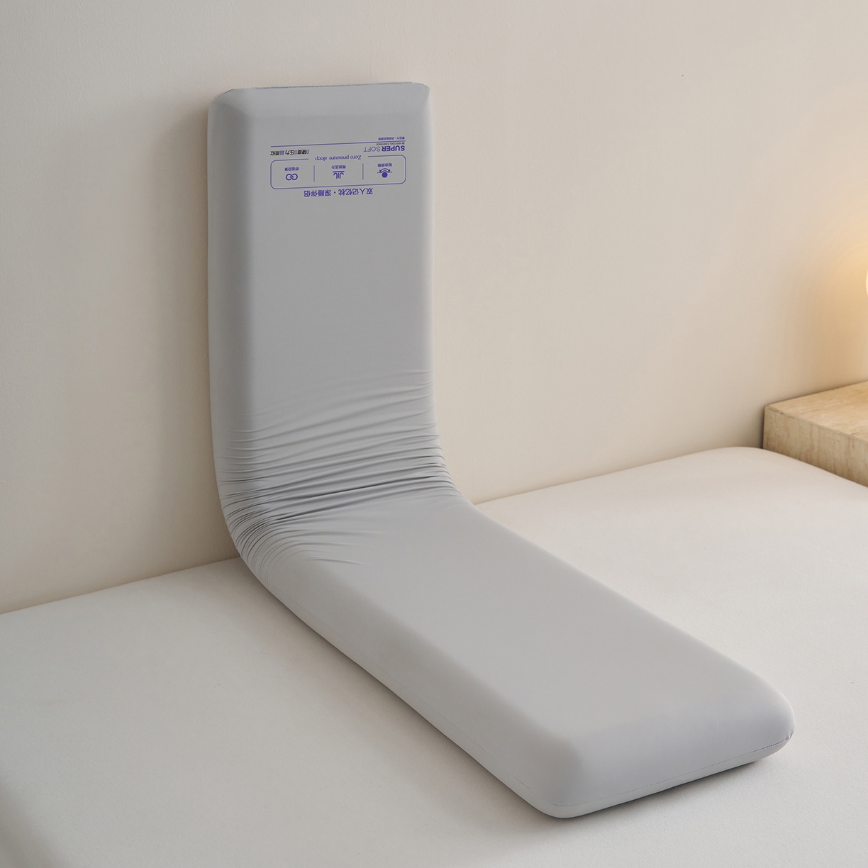乐可 2026新款深睡伴侣双人记忆枕枕头枕芯 深睡伴侣双人枕-灰 35x120cm