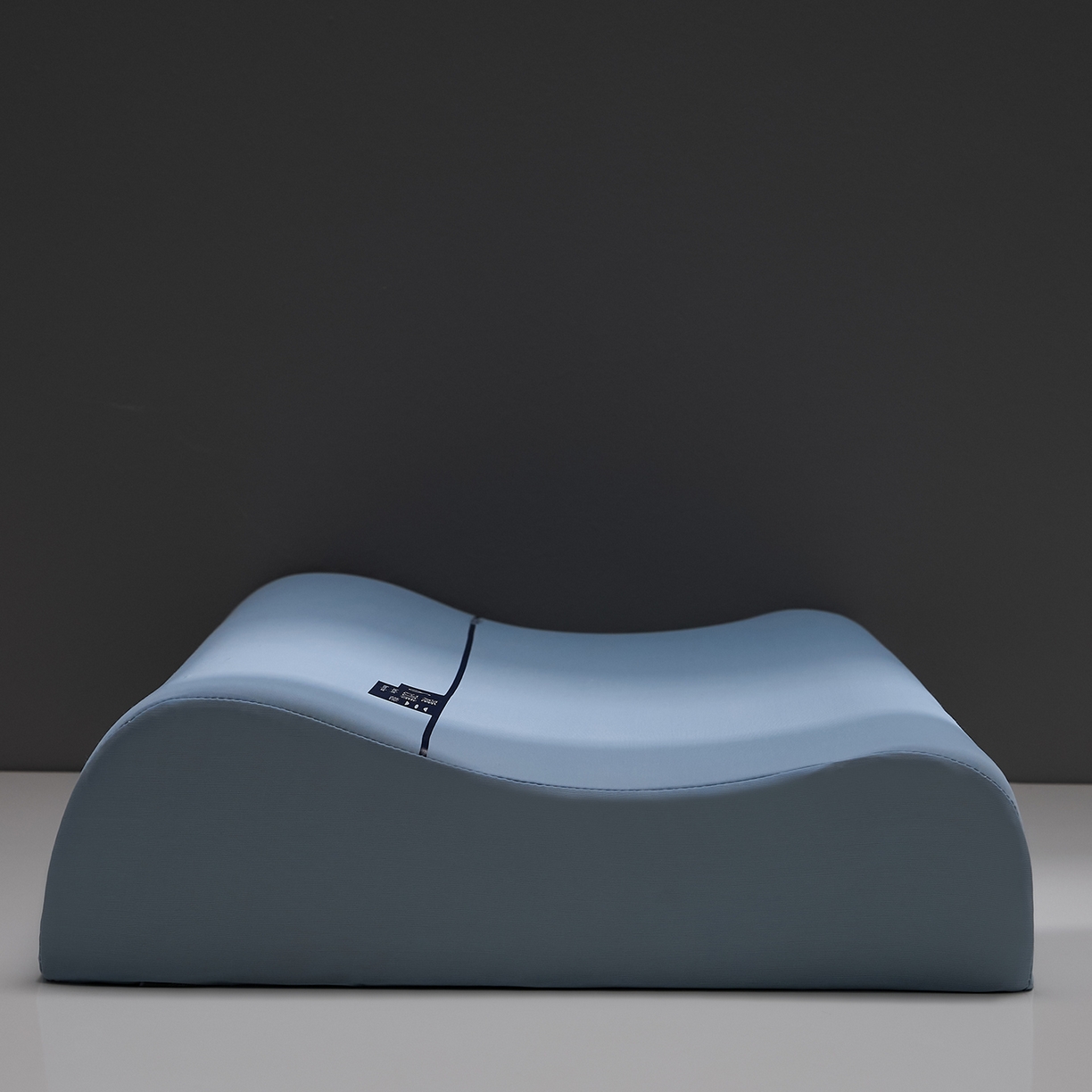 91家纺网 家纺一手货源 找家纺 乐可 2026新款慢回弹记忆枕深睡记忆棉波浪枕枕头枕芯 深睡记忆棉波浪枕-蓝-中枕