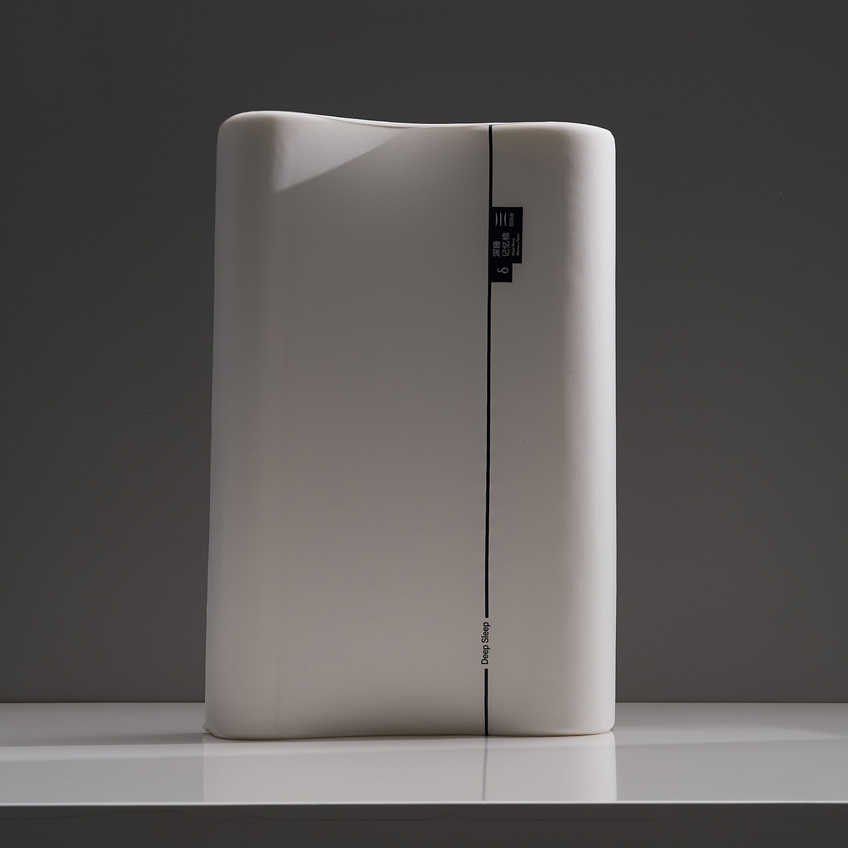 91家纺网 家纺一手货源 找家纺 乐可 2026新款慢回弹记忆枕深睡记忆棉波浪枕枕头枕芯 深睡记忆棉波浪枕-白-高枕