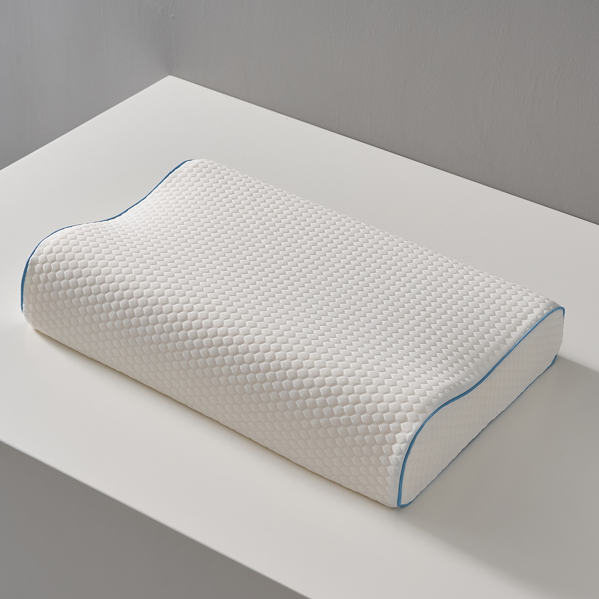 91家纺网 家纺一手货源 找家纺 （总）乐可 2026新款慢回弹曲线水立方太空记忆枕枕头枕芯