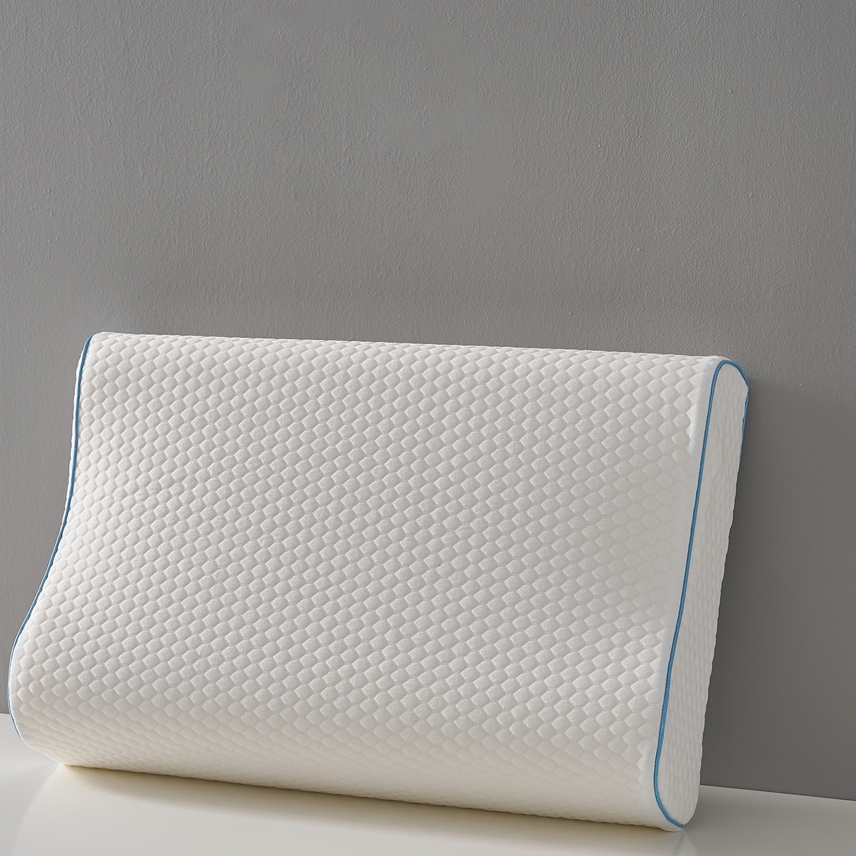 91家纺网 家纺一手货源 找家纺 （总）乐可 2026新款慢回弹曲线水立方太空记忆枕枕头枕芯