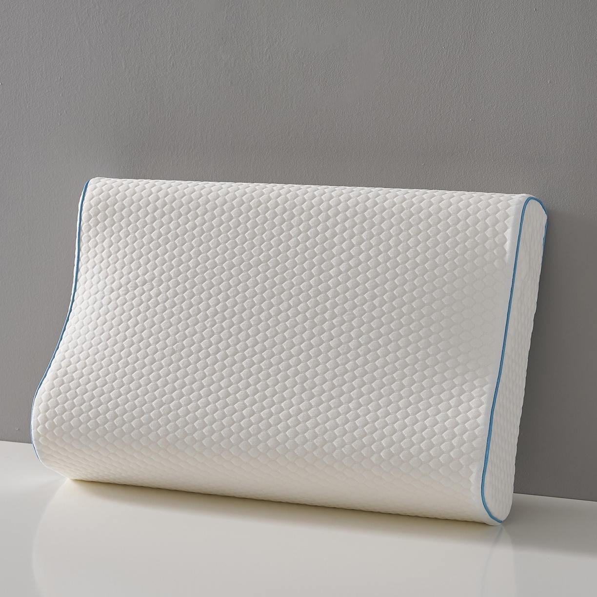 91家纺网 家纺一手货源 找家纺 （总）乐可 2026新款慢回弹曲线水立方太空记忆枕枕头枕芯