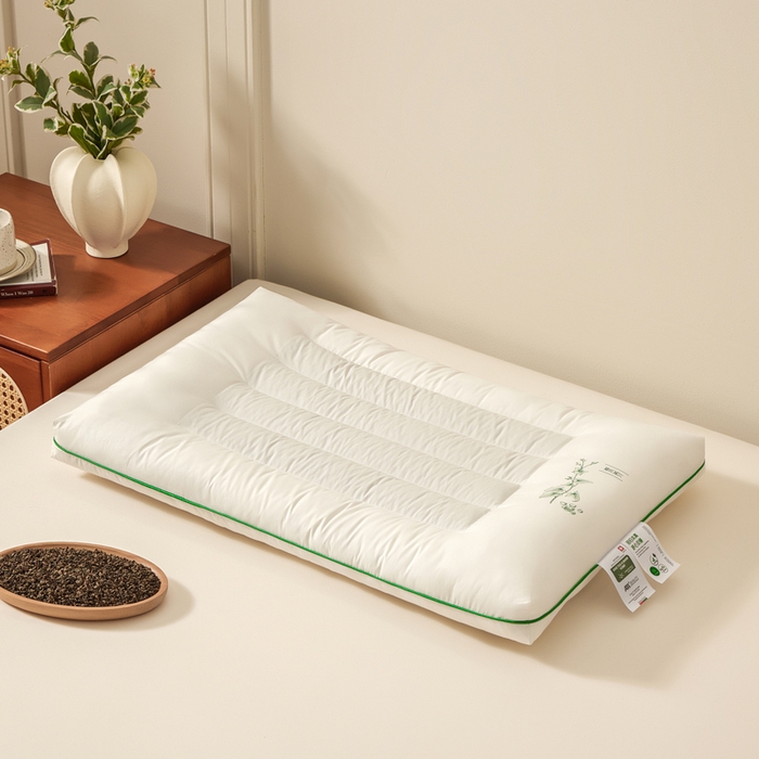 91家纺网 家纺一手货源 找家纺 （总）寐居家纺 2026新款茶香荞麦枕枕头枕芯