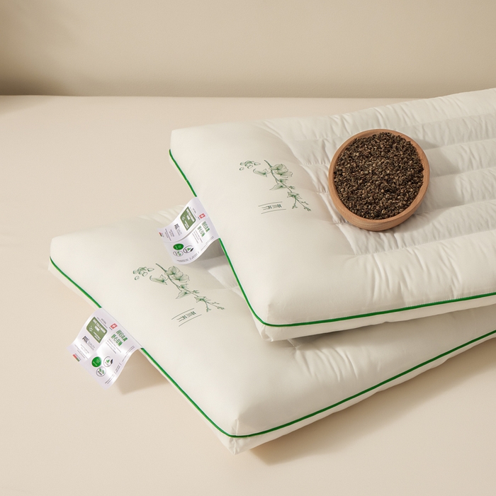 91家纺网 家纺一手货源 找家纺 （总）寐居家纺 2026新款茶香荞麦枕枕头枕芯