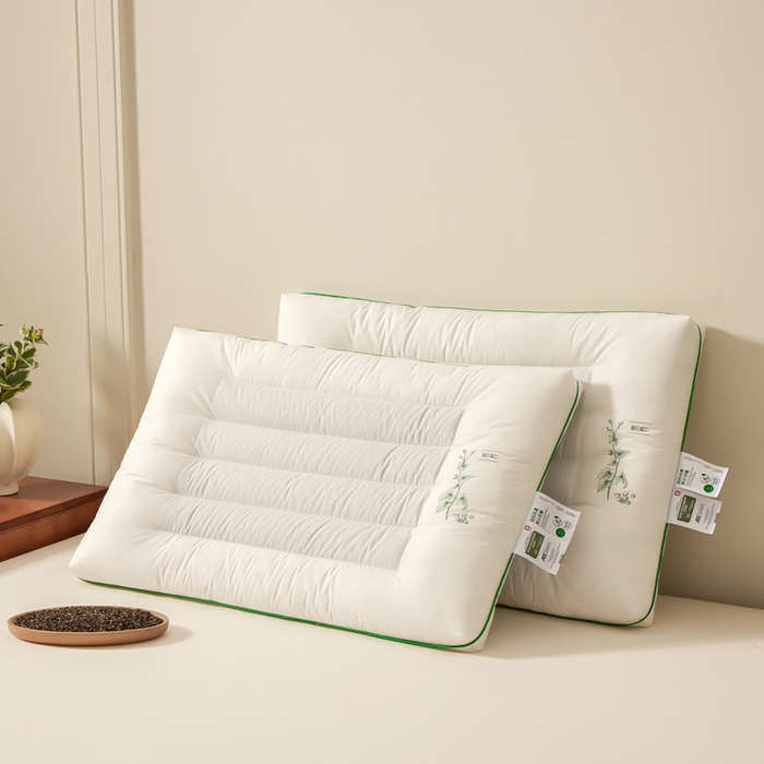 91家纺网 家纺一手货源 找家纺 （总）寐居家纺 2026新款茶香荞麦枕枕头枕芯