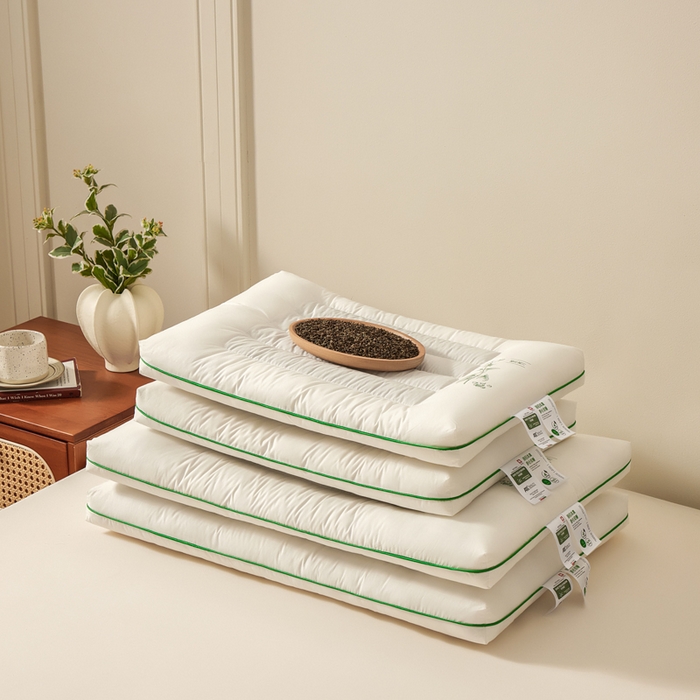 91家纺网 家纺一手货源 找家纺 （总）寐居家纺 2026新款茶香荞麦枕枕头枕芯