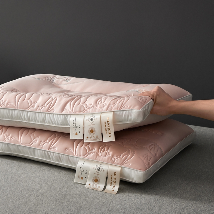 91家纺网 家纺一手货源 找家纺 （总）寐居家纺 2026新款乳胶蚕丝枕枕头枕芯