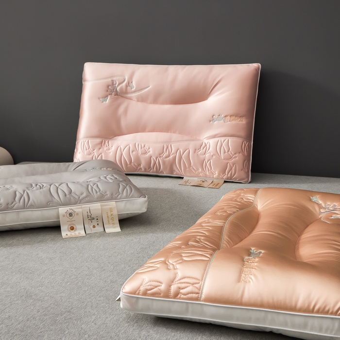 寐居家纺 2026新款乳胶蚕丝枕枕头枕芯 组合图