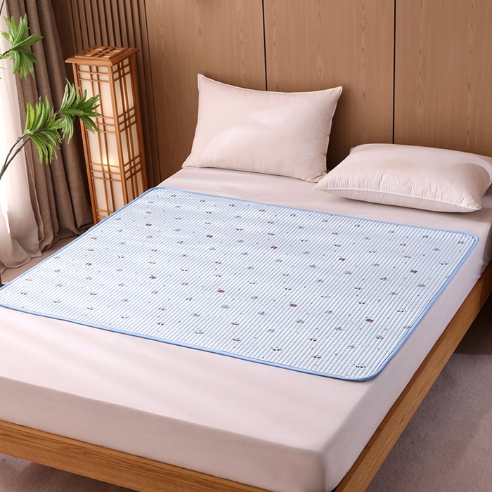 91家纺网 家纺一手货源 找家纺 永旺家纺 2026新款四季可用A面全棉B面宝宝绒全棉纯棉双层纱防水隔尿垫垫子系列 汽车乐园