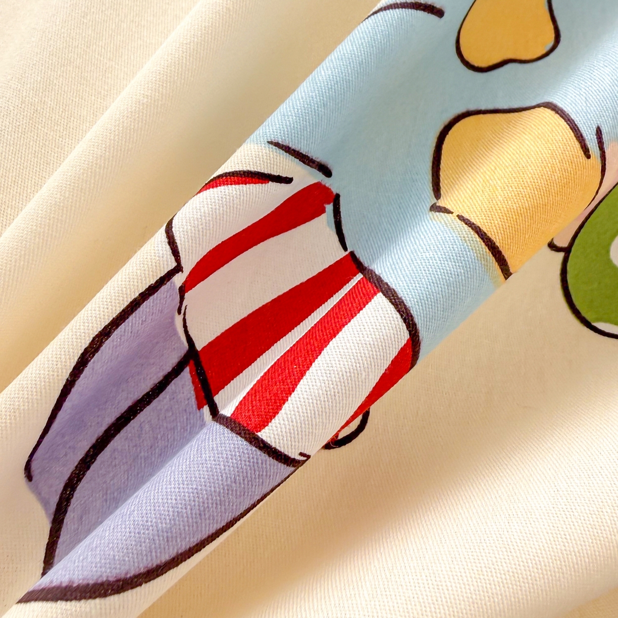 91家纺网 家纺一手货源 找家纺 呗旺鹿 2026新款全棉纯棉40支12868星仔系列单被套被套单件单品被套 星星漫游记