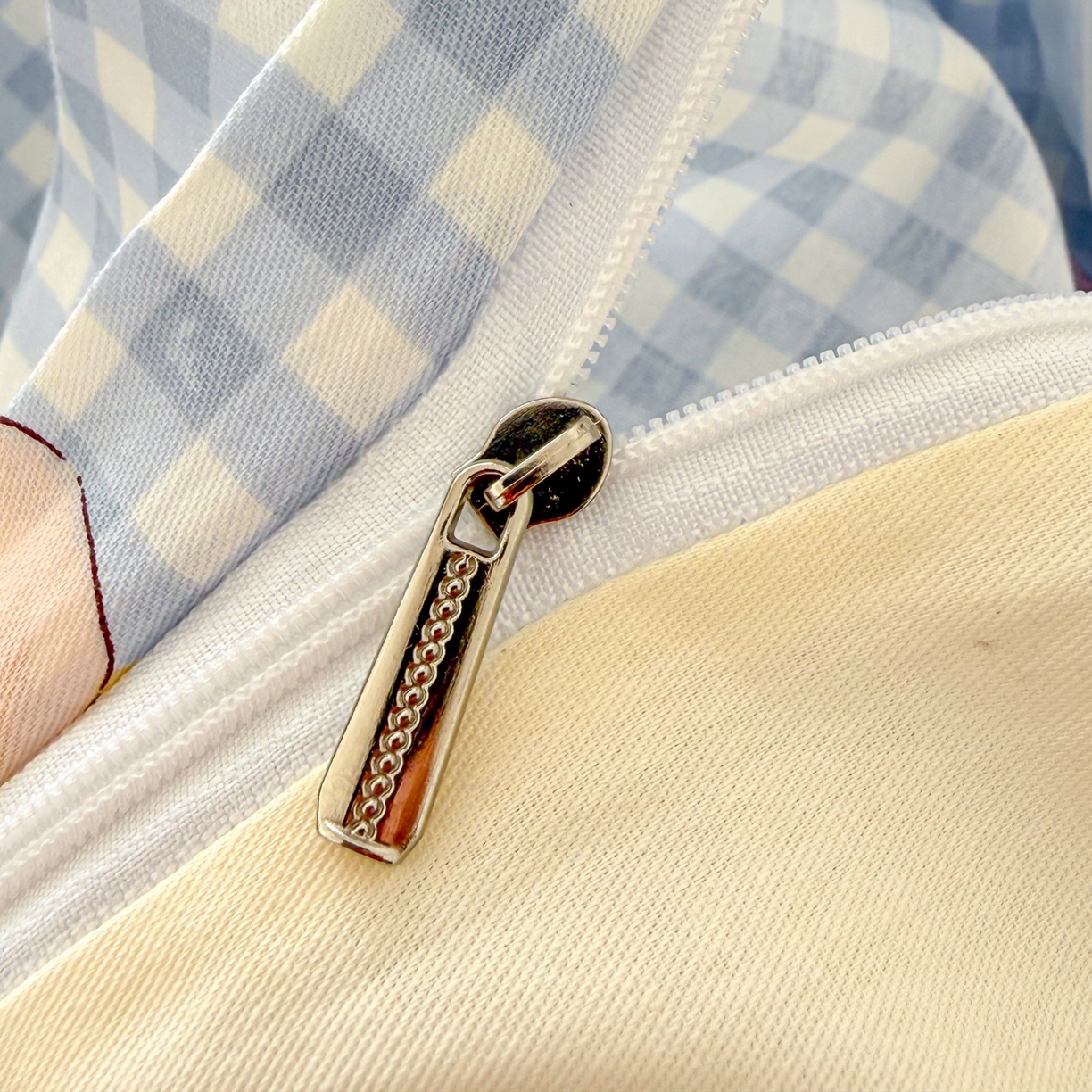 91家纺网 家纺一手货源 找家纺 呗旺鹿 2026新款全棉纯棉40支12868星仔系列单被套被套单件单品被套 甜梦小精灵蓝