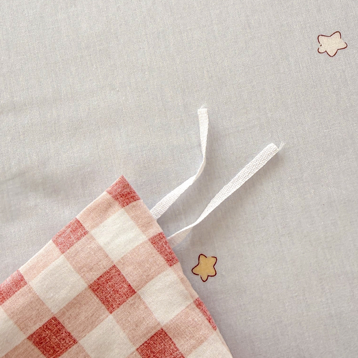 91家纺网 家纺一手货源 找家纺 呗旺鹿 2026新款全棉纯棉40支12868星仔系列单被套被套单件单品被套 星星漫游记