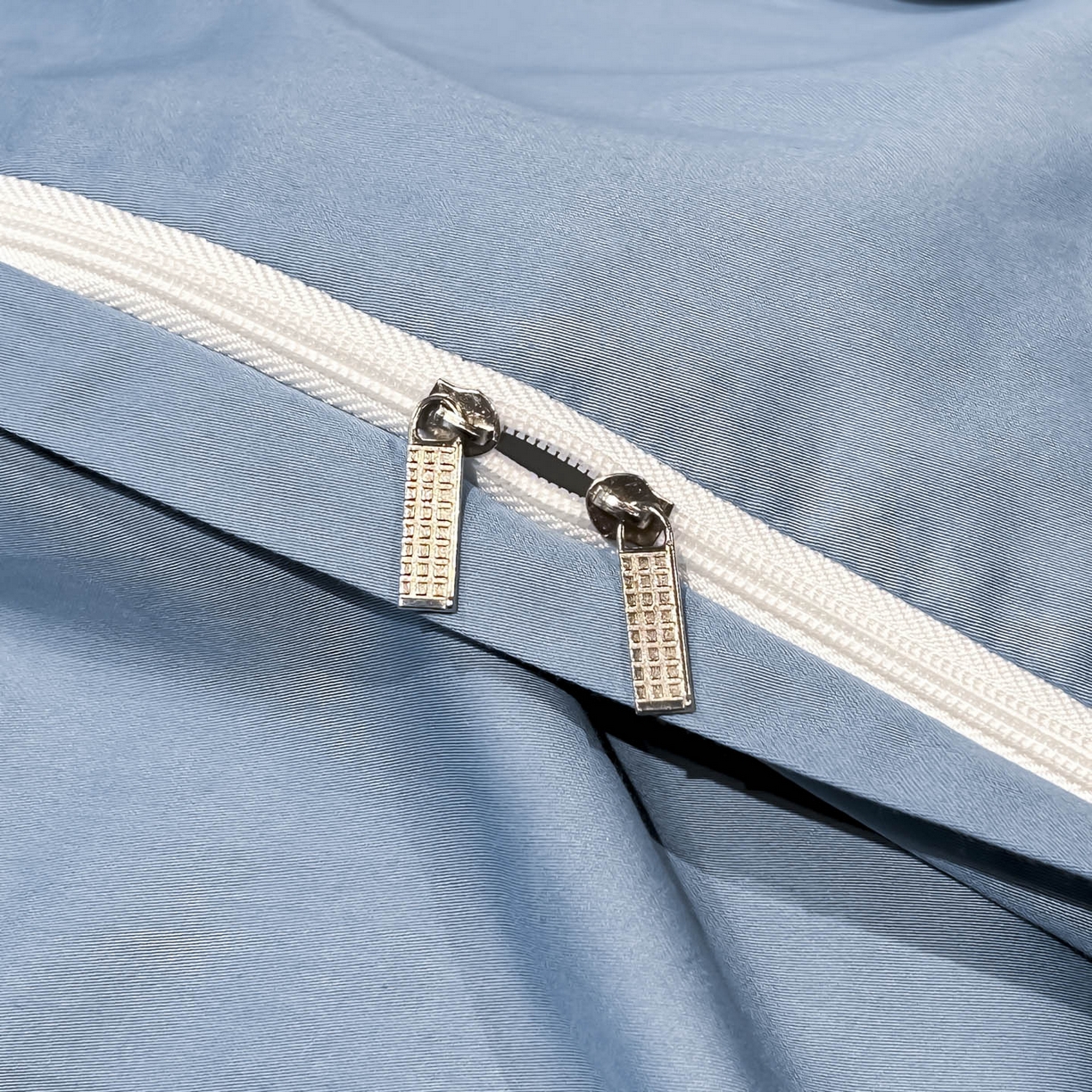 91家纺网 家纺一手货源 找家纺 启航家居 2026新款50支全棉提花四件套 轻诗曼语皇室蓝