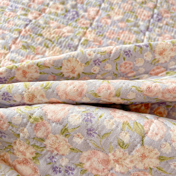 91家纺网 家纺一手货源 找家纺 岚吉家纺 2026新款新疆棉机包边床盖三四件套 晚香