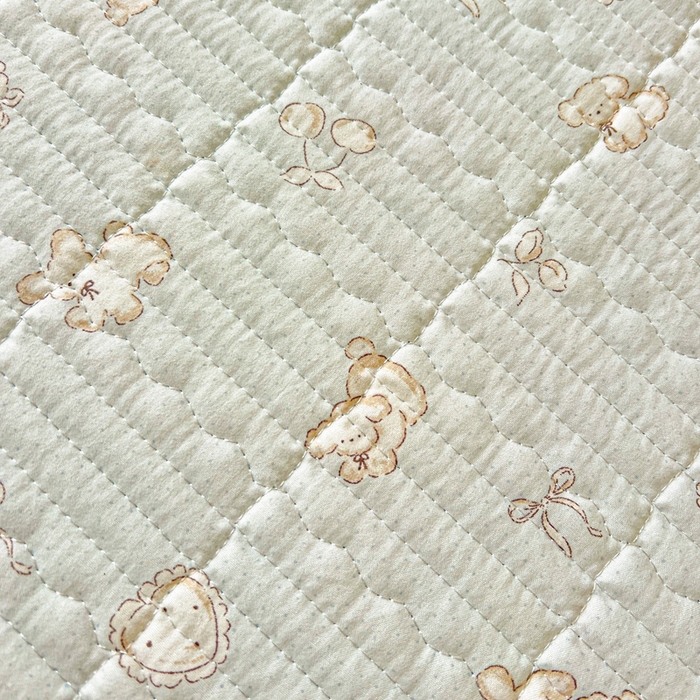 91家纺网 家纺一手货源 找家纺 岚吉家纺 2026新款新疆棉机包边床盖三四件套 星愿小狗