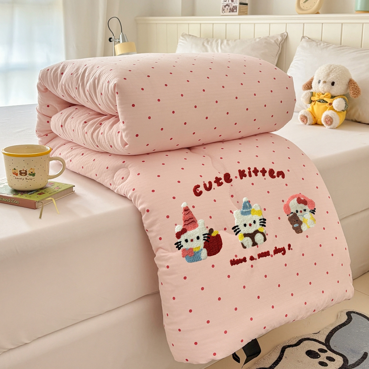 91家纺网 家纺一手货源 找家纺 （总）梦洋家纺 2025新款全棉四层纱多能盖毯毛巾被空调夏被床盖款盖毯