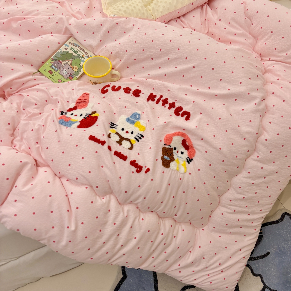 91家纺网 家纺一手货源 找家纺 （总）梦洋家纺 2026新款云朵棉豆豆绒被被子被芯