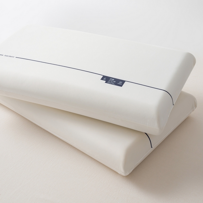 91家纺网 家纺一手货源 找家纺 云熙枕业 2025新款云朵慢回弹深睡记忆枕  枕头枕芯 枕芯白色