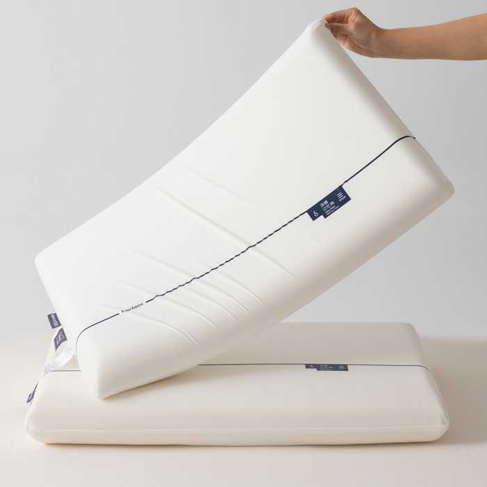 91家纺网 家纺一手货源 找家纺 云熙枕业 2025新款云朵慢回弹深睡记忆枕  枕头枕芯 枕芯白色