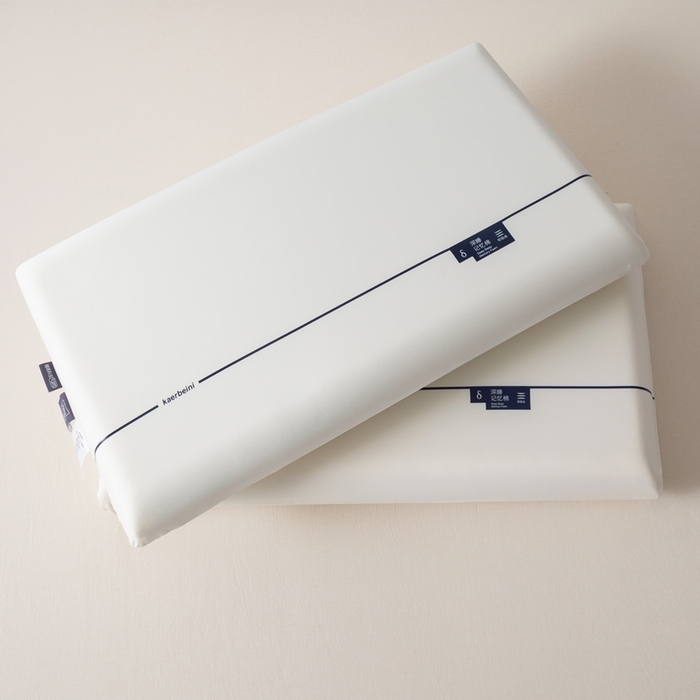 91家纺网 家纺一手货源 找家纺 云熙枕业 2025新款云朵慢回弹深睡记忆枕  枕头枕芯 枕芯白色