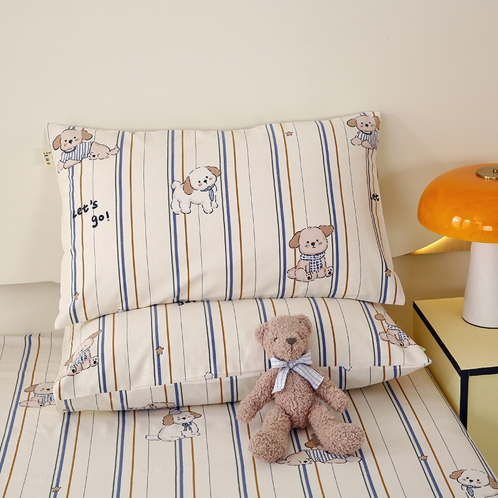 91家纺网 家纺一手货源 找家纺 （总）爱彼家纺 2026春夏新款A类全棉纯棉老粗布凉席三件套席子床单-系列四