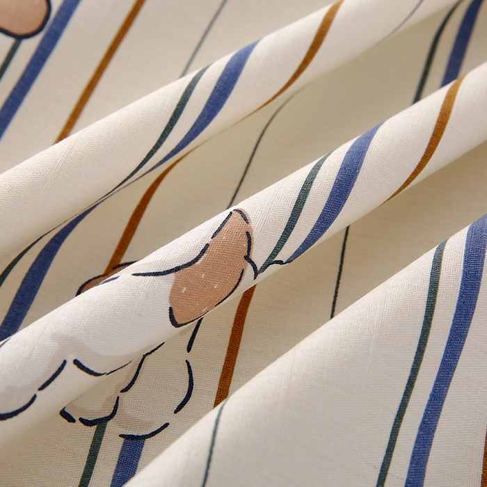 91家纺网 家纺一手货源 找家纺 （总）爱彼家纺 2026春夏新款A类全棉纯棉老粗布凉席三件套席子床单-系列四